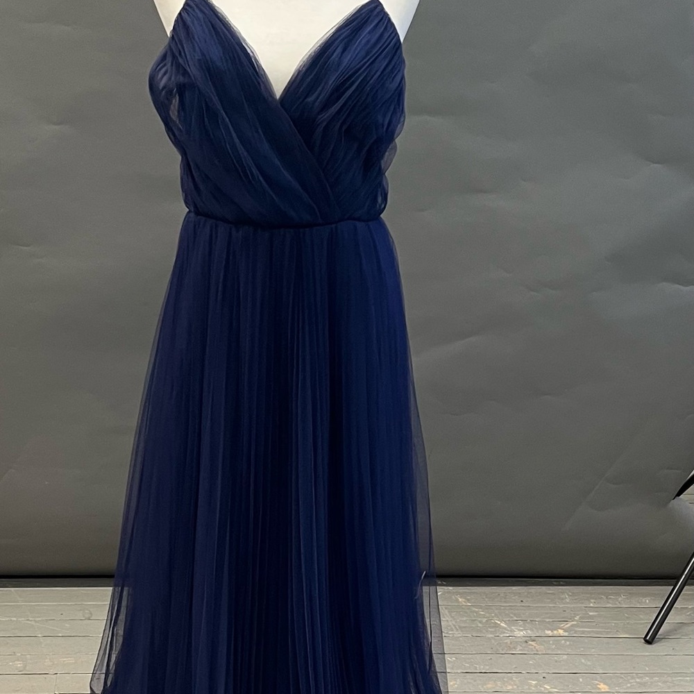 ASOS Elegant Navy Blue Evening Gown
